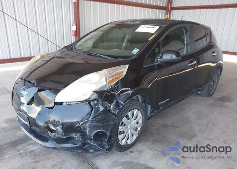 2015 Nissan Leaf S из США, поврежденный, VIN 1N4AZ0CP8FC322529